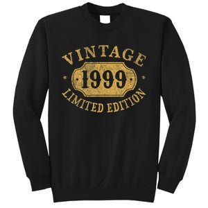 24 years old 24th Birthday Anniversary Best Limited 1999 Sweatshirt