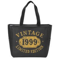 24 years old 24th Birthday Anniversary Best Limited 1999 Zip Tote Bag