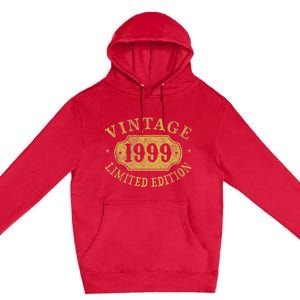 24 years old 24th Birthday Anniversary Best Limited 1999 Premium Pullover Hoodie