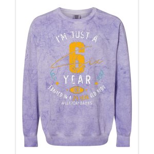 24 Years Old Leap Year Birthday 6 Funny Leap Day Colorblast Crewneck Sweatshirt