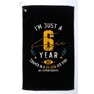 24 Years Old Leap Year Birthday 6 Funny Leap Day Platinum Collection Golf Towel