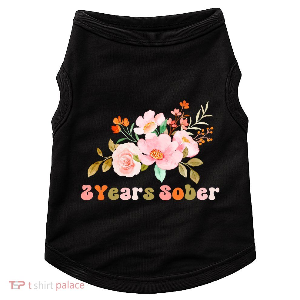 2 Years Sober Gift Sober Anniversary Gift Sobriety Gift Recovery Soberversary Doggie Tank