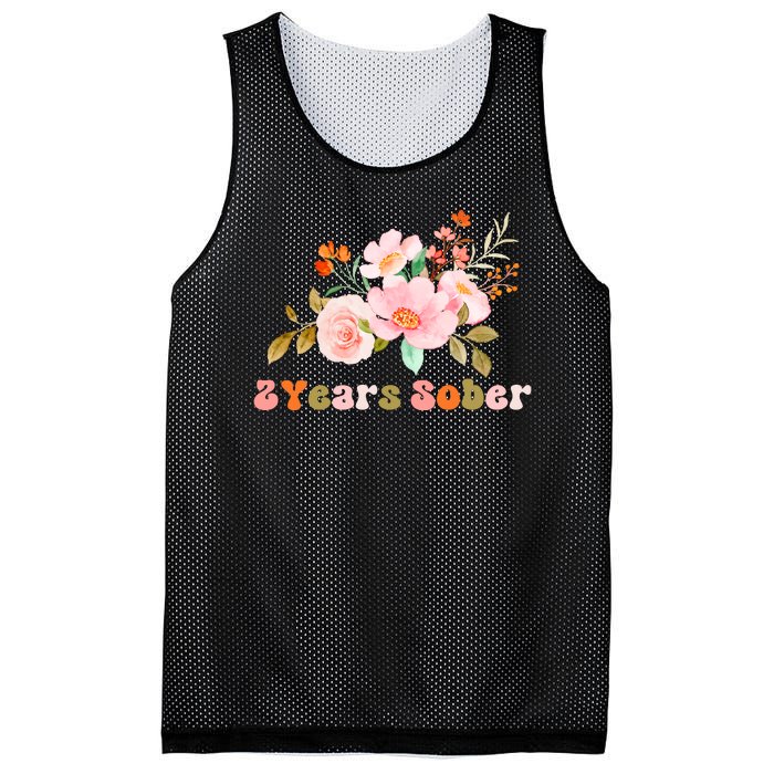 2 Years Sober Gift Sober Anniversary Gift Sobriety Gift Recovery Soberversary Mesh Reversible Basketball Jersey Tank