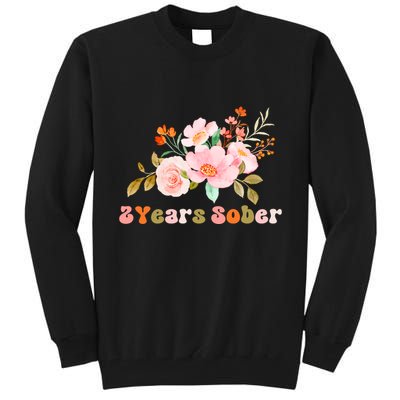 2 Years Sober Gift Sober Anniversary Gift Sobriety Gift Recovery Soberversary Tall Sweatshirt