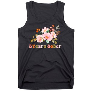 2 Years Sober Gift Sober Anniversary Gift Sobriety Gift Recovery Soberversary Tank Top