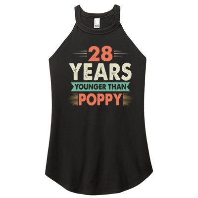 28 Years Younger Than Poppy Women’s Perfect Tri Rocker Tank