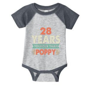 28 Years Younger Than Poppy Infant Baby Jersey Bodysuit