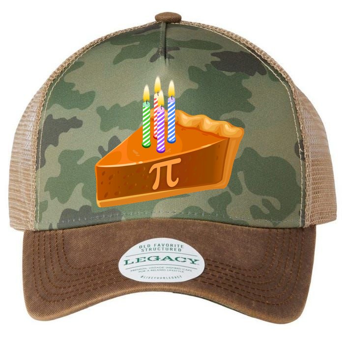 3.14 Happy Pi Day March 14 Birthday Slice Of Pie Legacy Tie Dye Trucker Hat