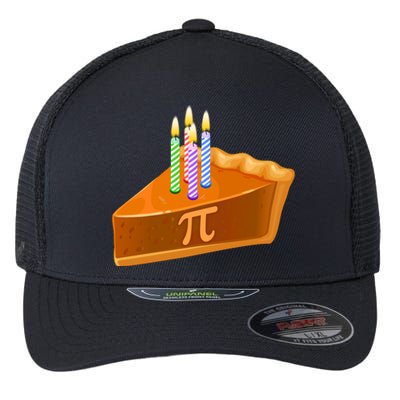 3.14 Happy Pi Day March 14 Birthday Slice Of Pie Flexfit Unipanel Trucker Cap