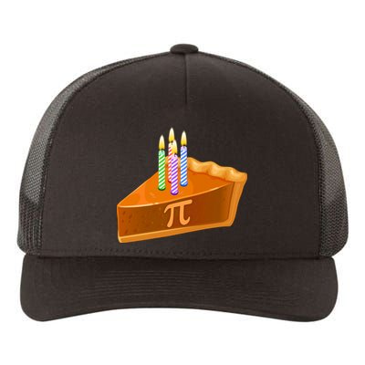 3.14 Happy Pi Day March 14 Birthday Slice Of Pie Yupoong Adult 5-Panel Trucker Hat