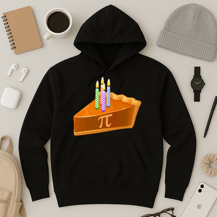 3.14 Happy Pi Day March 14 Birthday Slice Of Pie Hoodie