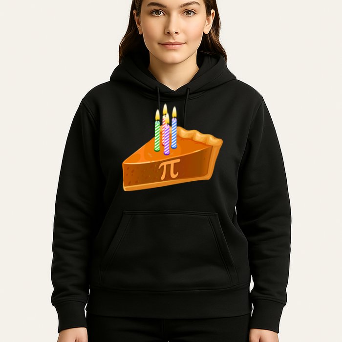 3.14 Happy Pi Day March 14 Birthday Slice Of Pie Hoodie