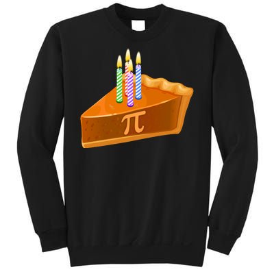 3.14 Happy Pi Day March 14 Birthday Slice Of Pie Sweatshirt