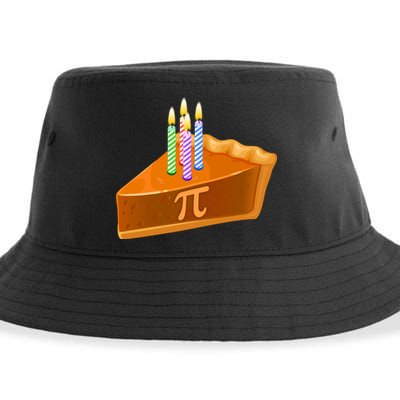 3.14 Happy Pi Day March 14 Birthday Slice Of Pie Sustainable Bucket Hat
