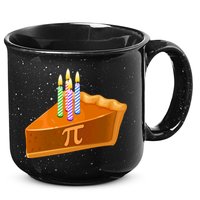 3.14 Happy Pi Day March 14 Birthday Slice Of Pie 15oz Campfire Ceramic Mug
