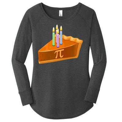 3.14 Happy Pi Day March 14 Birthday Slice Of Pie Women's Perfect Tri Tunic Long Sleeve Shirt