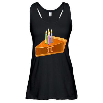 3.14 Happy Pi Day March 14 Birthday Slice Of Pie Ladies Essential Flowy Tank