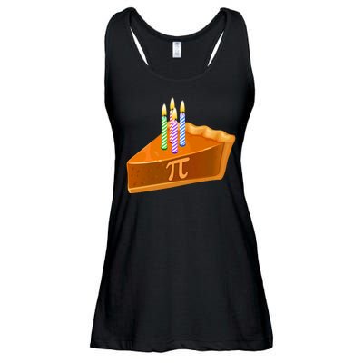 3.14 Happy Pi Day March 14 Birthday Slice Of Pie Ladies Essential Flowy Tank