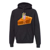 3.14 Happy Pi Day March 14 Birthday Slice Of Pie Premium Hoodie