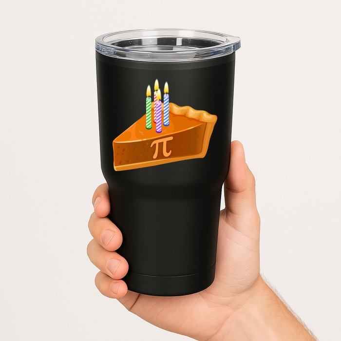 3.14 Happy Pi Day March 14 Birthday Slice Of Pie Tumbler
