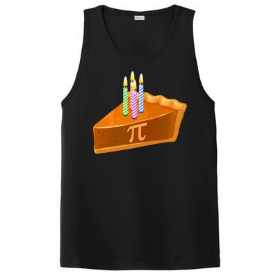 3.14 Happy Pi Day March 14 Birthday Slice Of Pie PosiCharge Competitor Tank