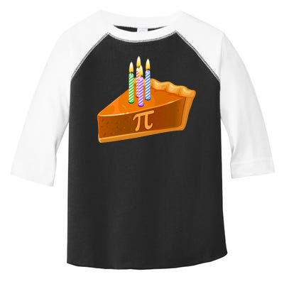 3.14 Happy Pi Day March 14 Birthday Slice Of Pie Toddler Fine Jersey T-Shirt