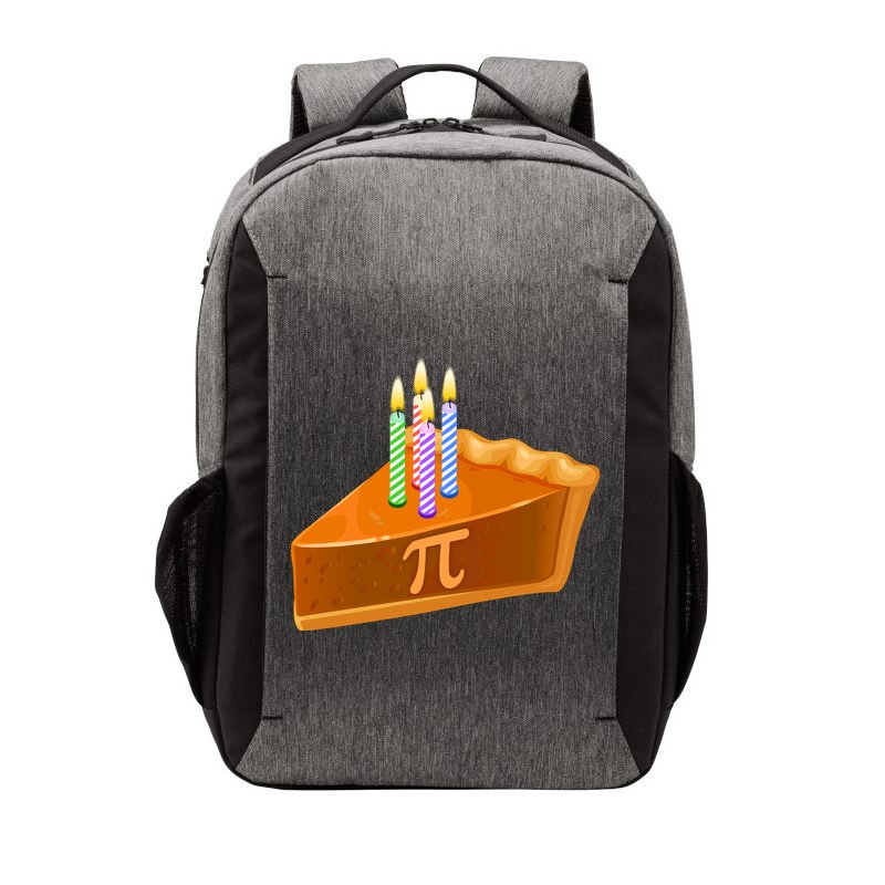 3.14 Happy Pi Day March 14 Birthday Slice Of Pie Vector Backpack
