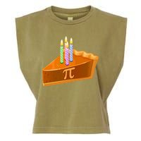 3.14 Happy Pi Day March 14 Birthday Slice Of Pie Garment-Dyed Women's Muscle Tee