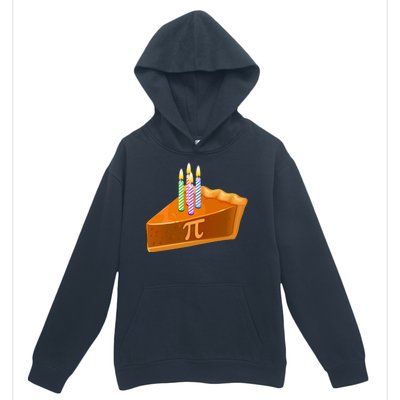 3.14 Happy Pi Day March 14 Birthday Slice Of Pie Urban Pullover Hoodie