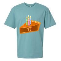 3.14 Happy Pi Day March 14 Birthday Slice Of Pie Sueded Cloud Jersey T-Shirt