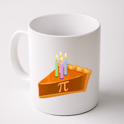 3.14 Happy Pi Day March 14 Birthday Slice Of Pie Coffee Mug