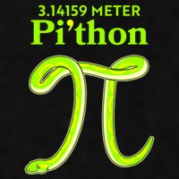 3.14 Meter Pi'thon Python Snake Pi Day March 14 Ladies PosiCharge Tri-Blend Wicking Tank