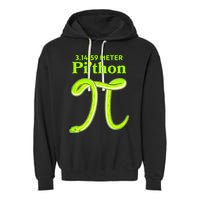 3.14 Meter Pi'thon Python Snake Pi Day March 14 Garment-Dyed Fleece Hoodie