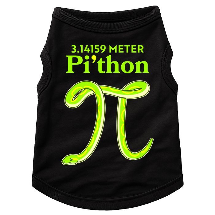 3.14 Meter Pi'thon Python Snake Pi Day March 14 Doggie Tank