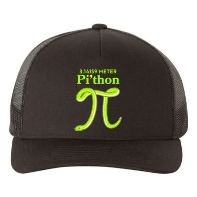 3.14 Meter Pi'thon Python Snake Pi Day March 14 Yupoong Adult 5-Panel Trucker Hat