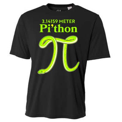 3.14 Meter Pi'thon Python Snake Pi Day March 14 Cooling Performance Crew T-Shirt