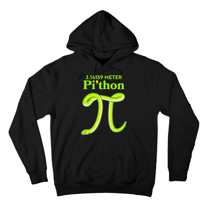 3.14 Meter Pi'thon Python Snake Pi Day March 14 Hoodie