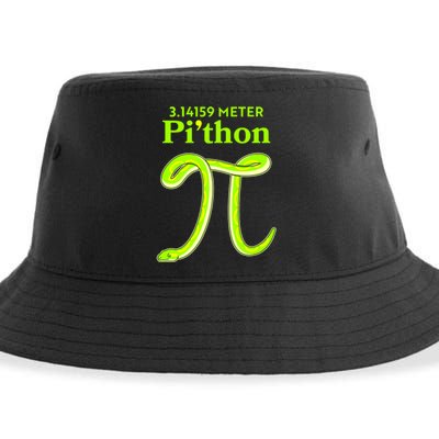 3.14 Meter Pi'thon Python Snake Pi Day March 14 Sustainable Bucket Hat