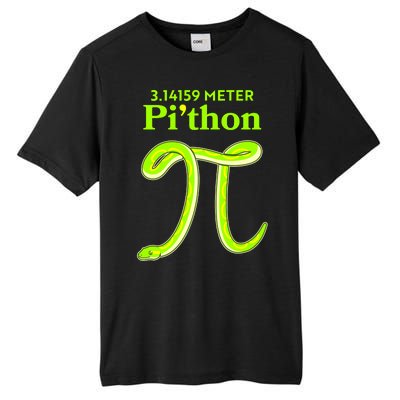 3.14 Meter Pi'thon Python Snake Pi Day March 14 Tall Fusion ChromaSoft Performance T-Shirt