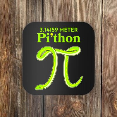 3.14 Meter Pi'thon Python Snake Pi Day March 14 Coaster