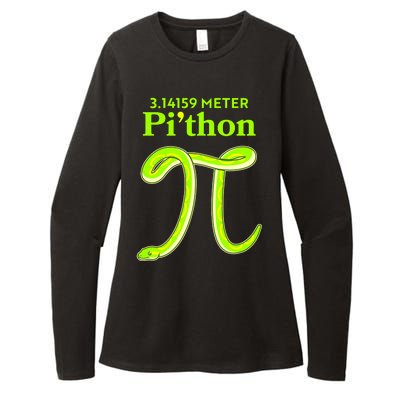 3.14 Meter Pi'thon Python Snake Pi Day March 14 Womens CVC Long Sleeve Shirt