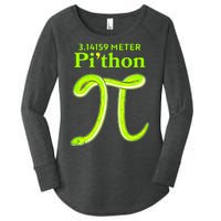 3.14 Meter Pi'thon Python Snake Pi Day March 14 Women's Perfect Tri Tunic Long Sleeve Shirt