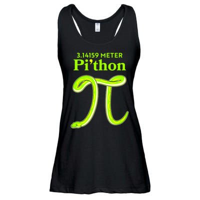 3.14 Meter Pi'thon Python Snake Pi Day March 14 Ladies Essential Flowy Tank