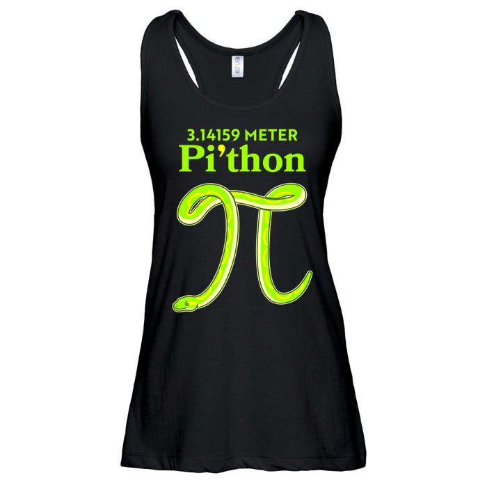 3.14 Meter Pi'thon Python Snake Pi Day March 14 Ladies Essential Flowy Tank