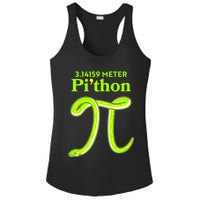 3.14 Meter Pi'thon Python Snake Pi Day March 14 Ladies PosiCharge Competitor Racerback Tank