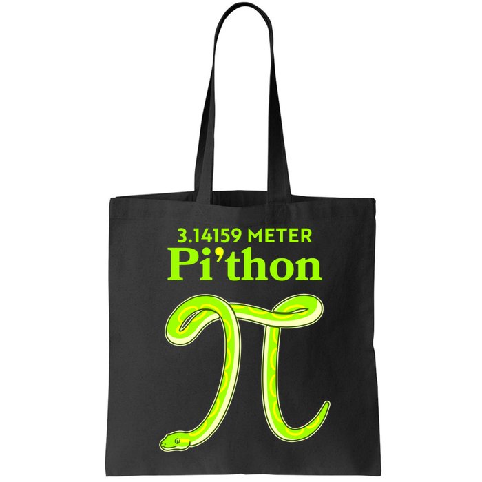 3.14 Meter Pi'thon Python Snake Pi Day March 14 Tote Bag