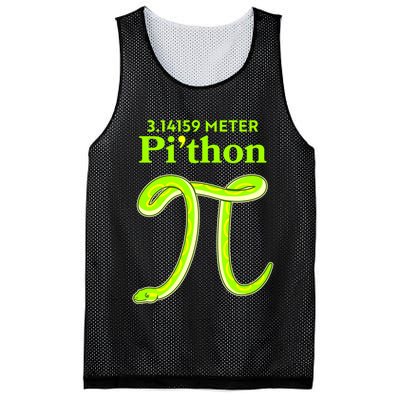 3.14 Meter Pi'thon Python Snake Pi Day March 14 Mesh Reversible Basketball Jersey Tank