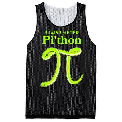 3.14 Meter Pi'thon Python Snake Pi Day March 14 Mesh Reversible Basketball Jersey Tank