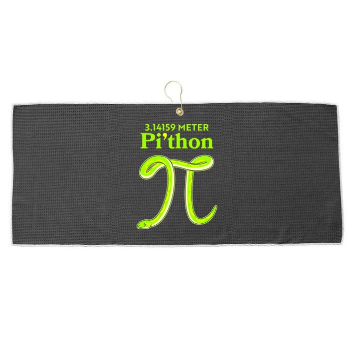 3.14 Meter Pi'thon Python Snake Pi Day March 14 Large Microfiber Waffle Golf Towel