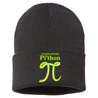 3.14 Meter Pi'thon Python Snake Pi Day March 14 Sustainable Knit Beanie